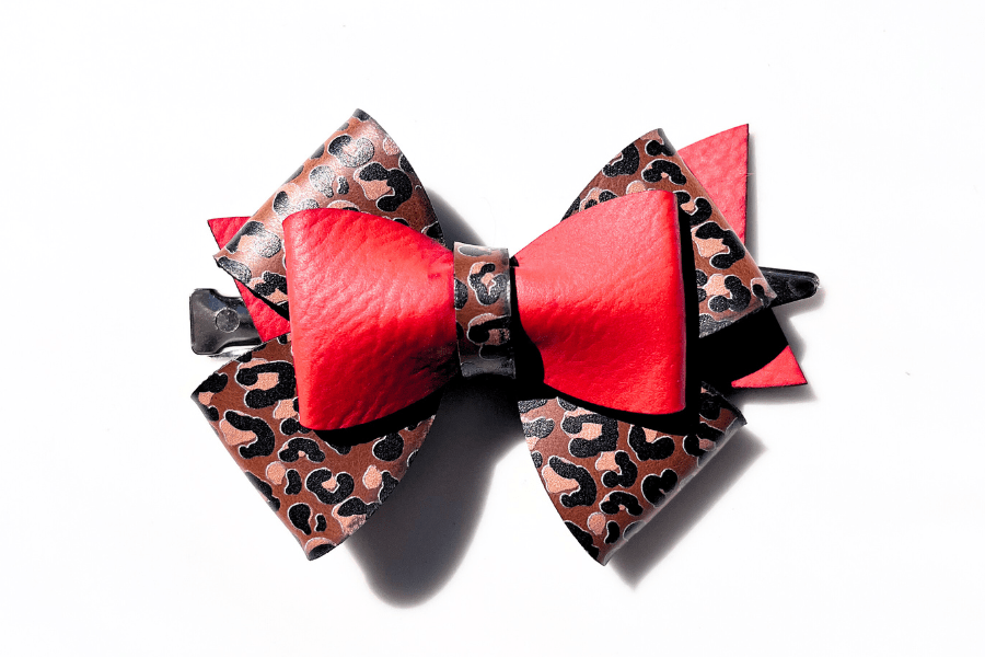 How to Make DIY Leatherette Bows with CMB Materials - Custom Made Better