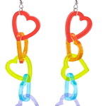Linked Acrylic Earring Tutorial by Brenna - Custom Made Better