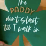 Shamrock Table Sign by Script & Green! - Custom Made Better