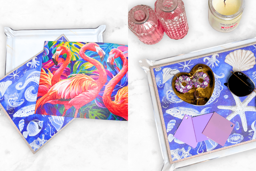 Using Leatherette to Make Customizable Inserts for our Pinched Acrylic Trays ✨ - Custom Made Better