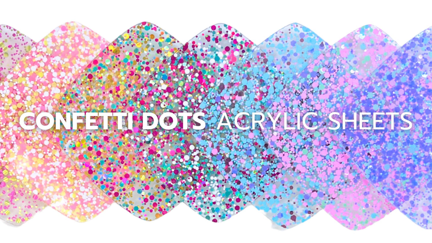 Confetti Dots Acrylic Sheets - CMB Glitter Acrylic Sheets - Local Plastics Supplier & Wholesale Acrylic Sheets Distributor
