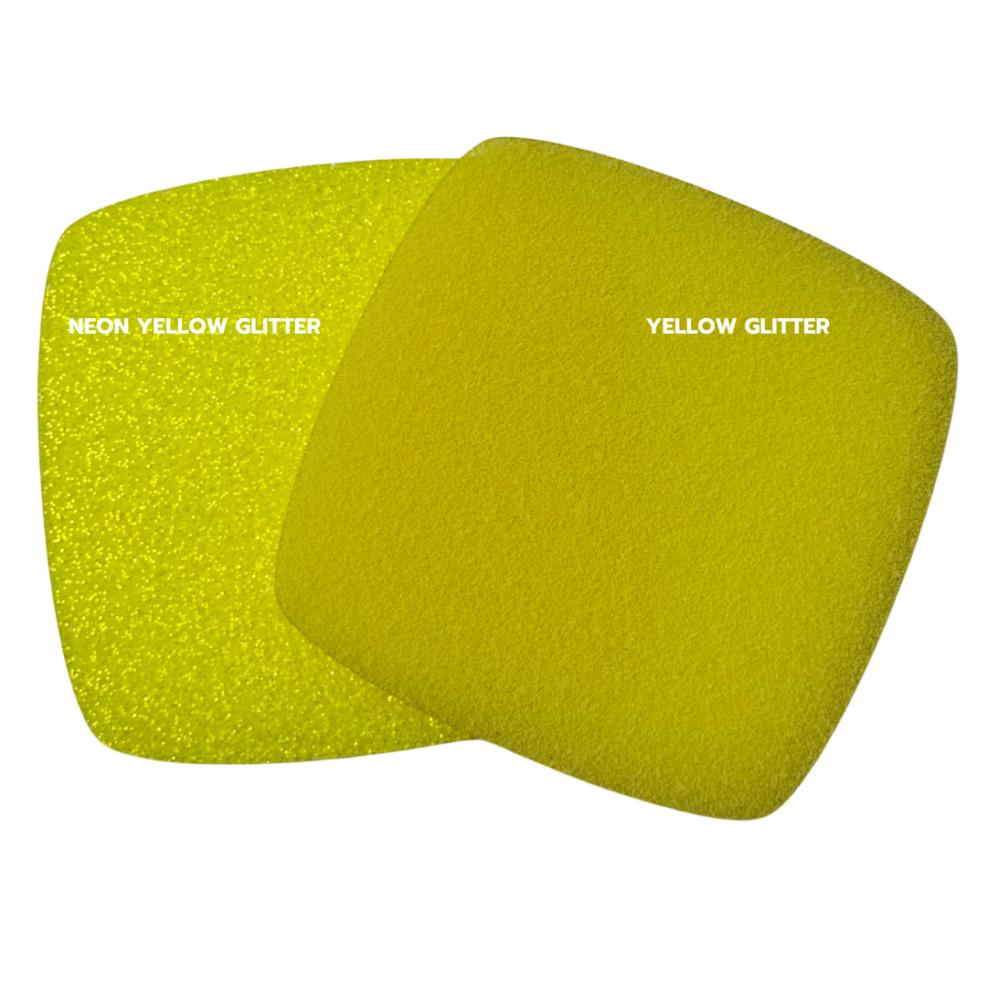 Yellow Glitter Cast Acrylic Sheets - Glitter Acrylic Sheets - Wholesale Acrylic Sheets