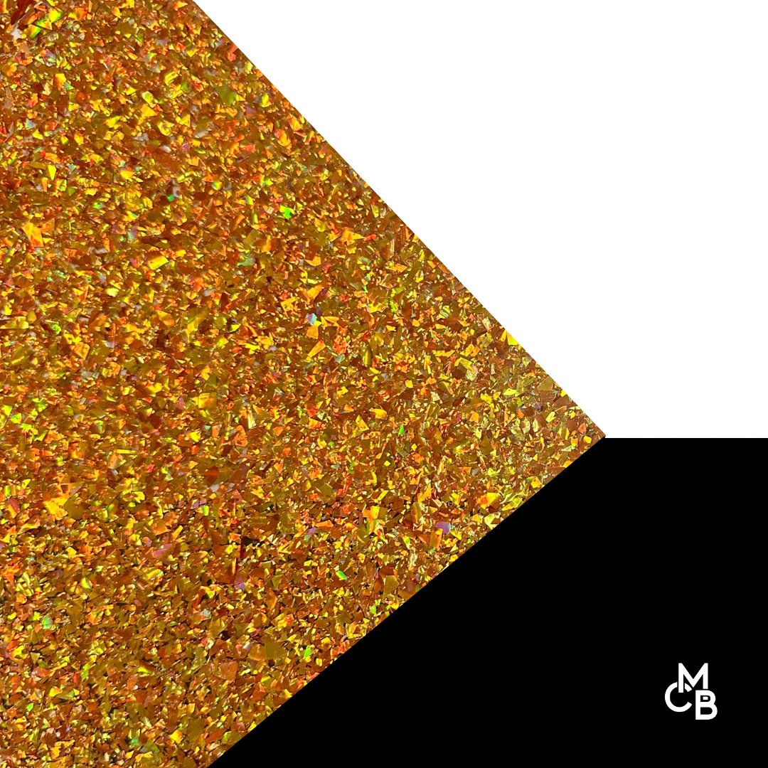 1/8" Autumn Sunset Flake Glitter Cast Acrylic Sheets - Acrylic Sheets