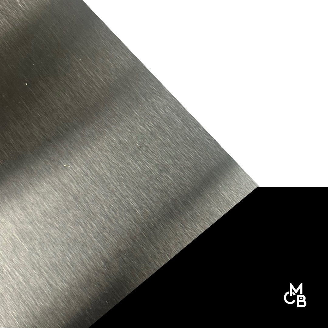 1/8" Brushed Metal Black Cast Acrylic Sheets – Custom Made Better