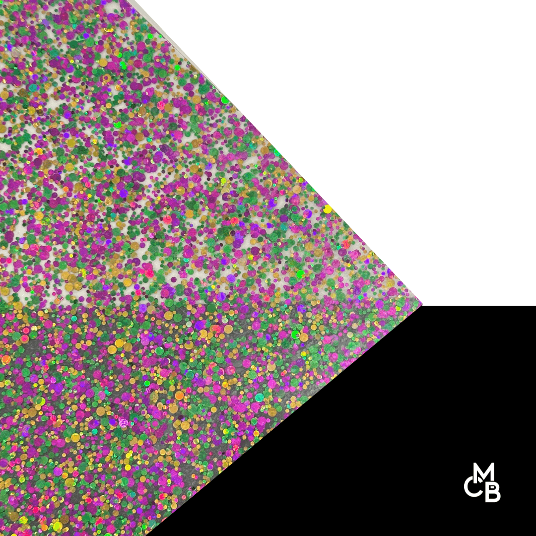 1/8" Carnivale Glitter Dots Cast Acrylic Sheets - Acrylic Sheets