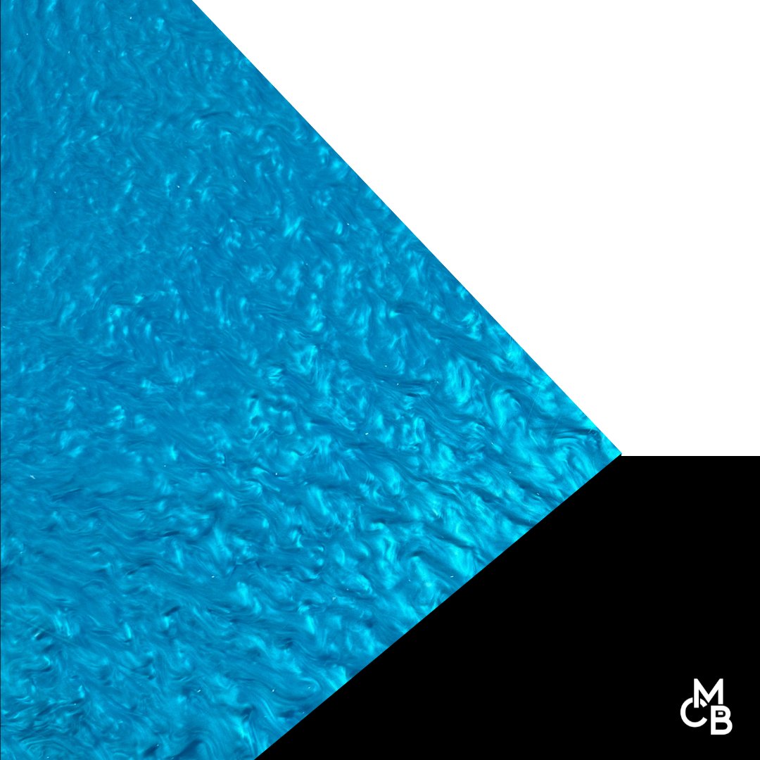 1/8" Cyan Pearl Cast Acrylic Sheets - Acrylic Sheets