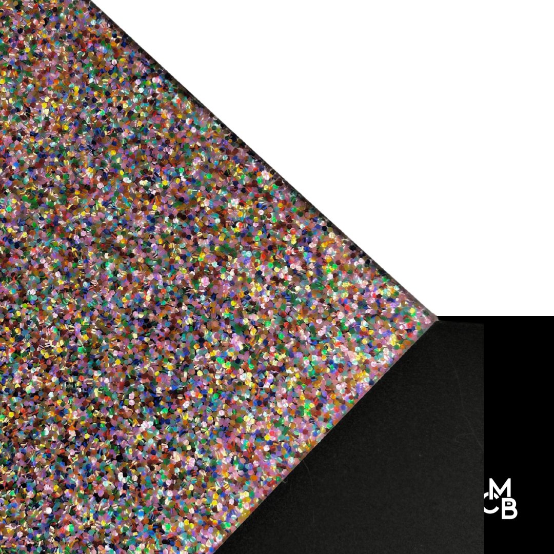 1/8" Glitter Bomb GlitterBlend Cast Acrylic Sheets - Acrylic Sheets