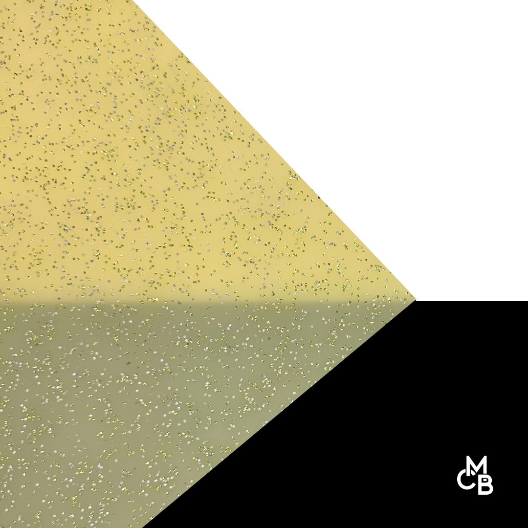 1/8" Golden Solstice Glitz Glitter Cast Acrylic Sheets - Acrylic Sheets