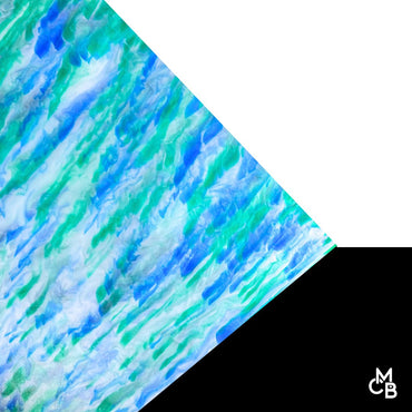 1/8" Lime Blue Pearl Cast Acrylic Sheets - Acrylic Sheets