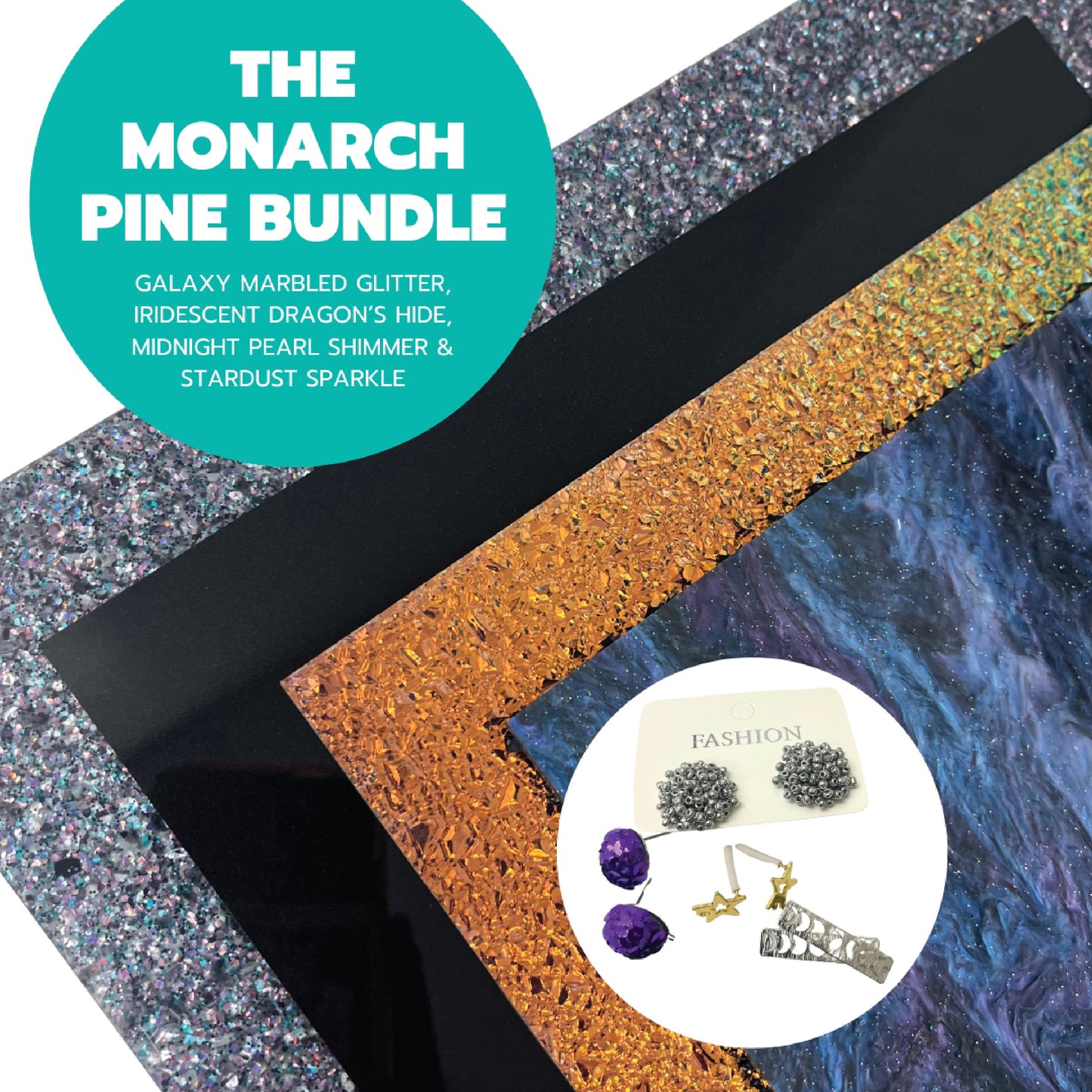 1/8" Monarch Pine Bundle - 12"x9" -
