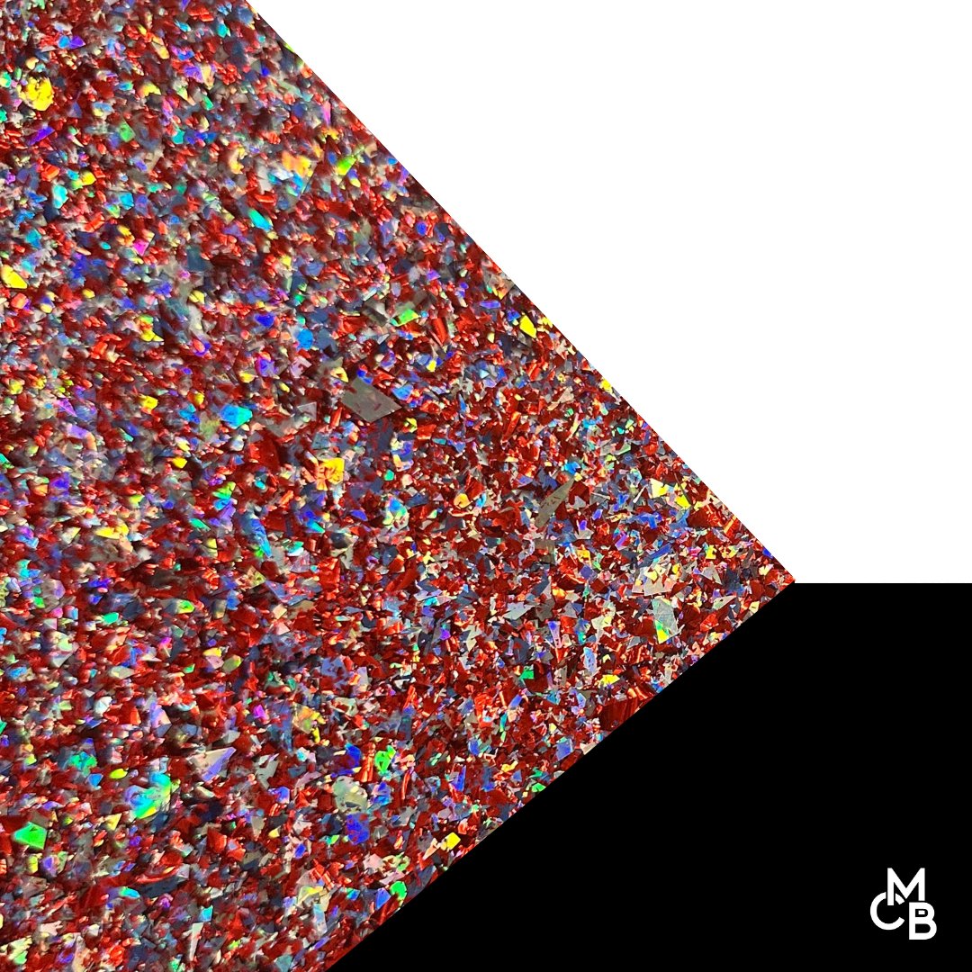1/8" Patriotic Flake Glitter Cast Acrylic Sheets - Acrylic Sheets
