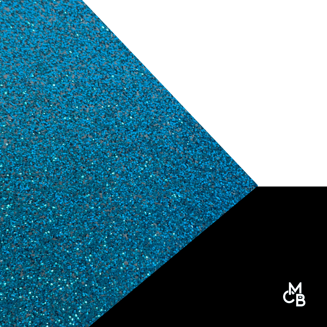 1/8" Sparkle Blue Glitter Cast Acrylic Sheets - Acrylic Sheets