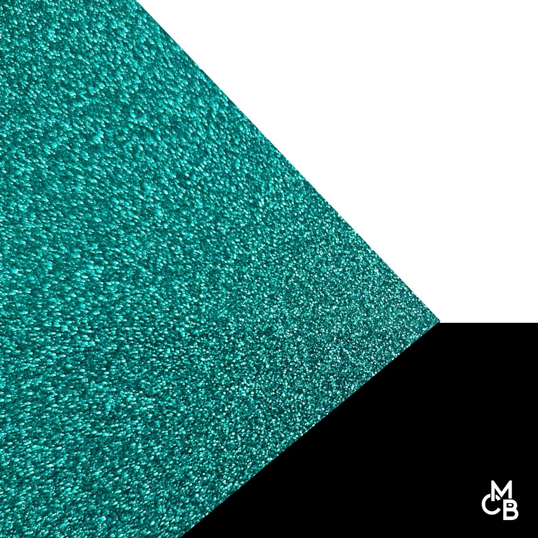 1/8" Teal Glitter Cast Acrylic Sheets - Acrylic Sheets