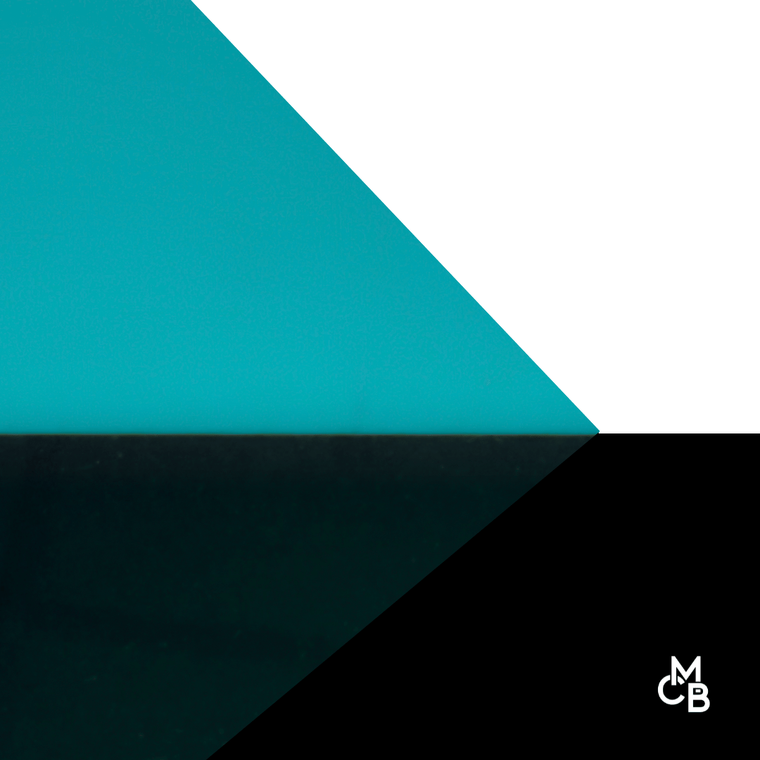 1/8" Transparent Teal Cast Acrylic Sheets | - Acrylic Sheets