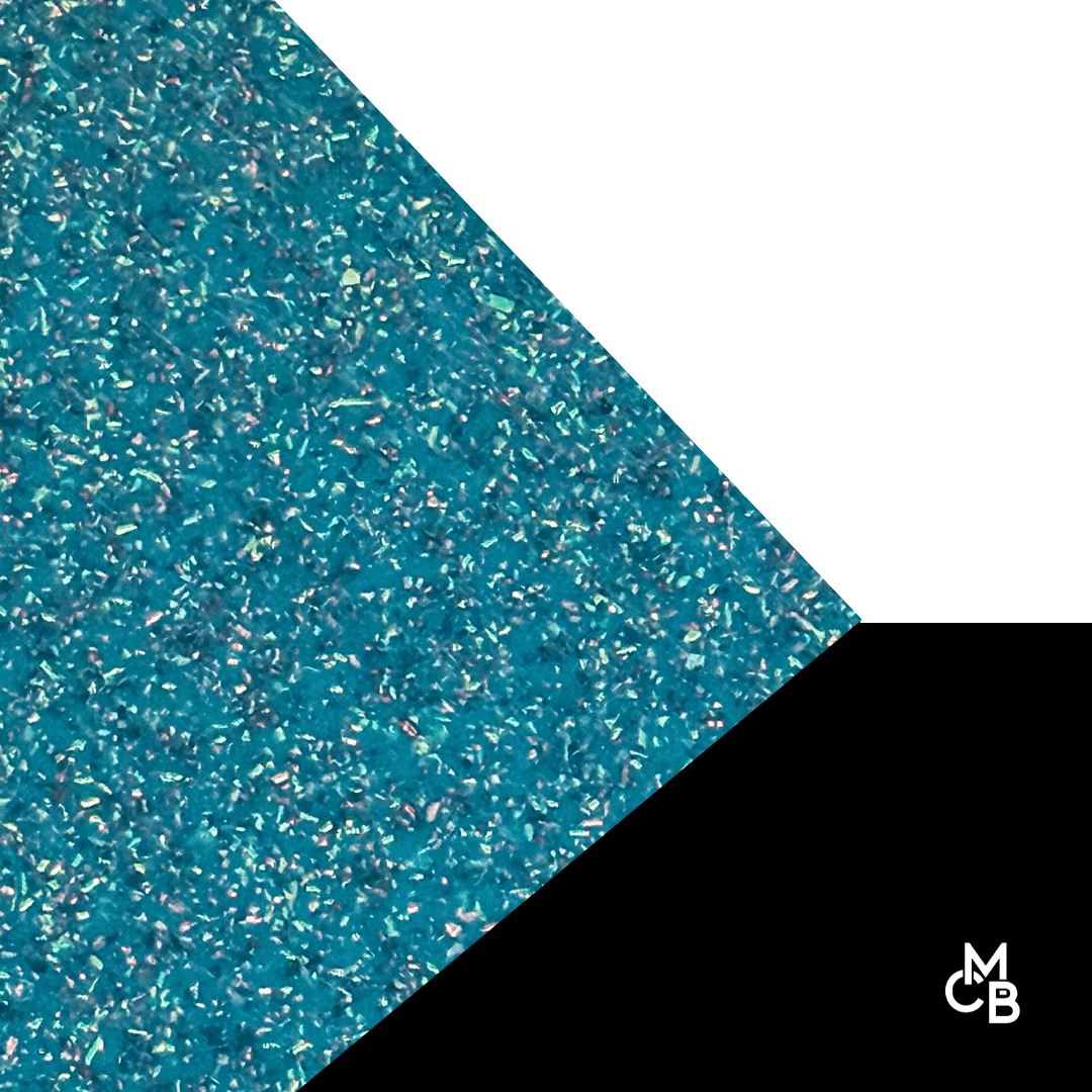 1/8" Turquoise LusterPop Glitter Cast Acrylic Sheets - Acrylic Sheets