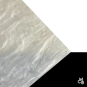 1/8" White Marbled Glitter Cast Acrylic Sheets - Acrylic Sheets