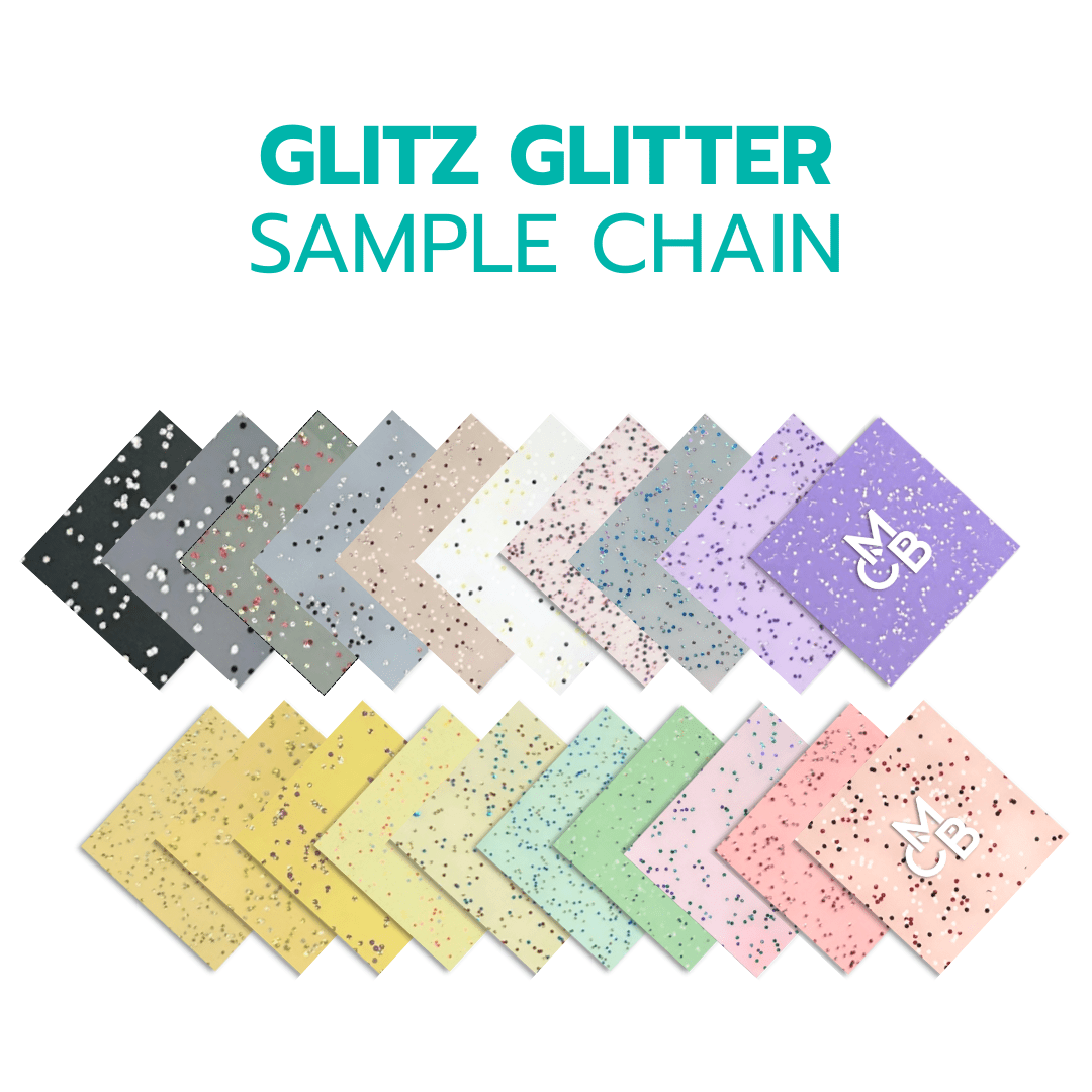 2" Sample Bundle - Glitz Acrylic Sheets - Acrylic Sheet Bundles
