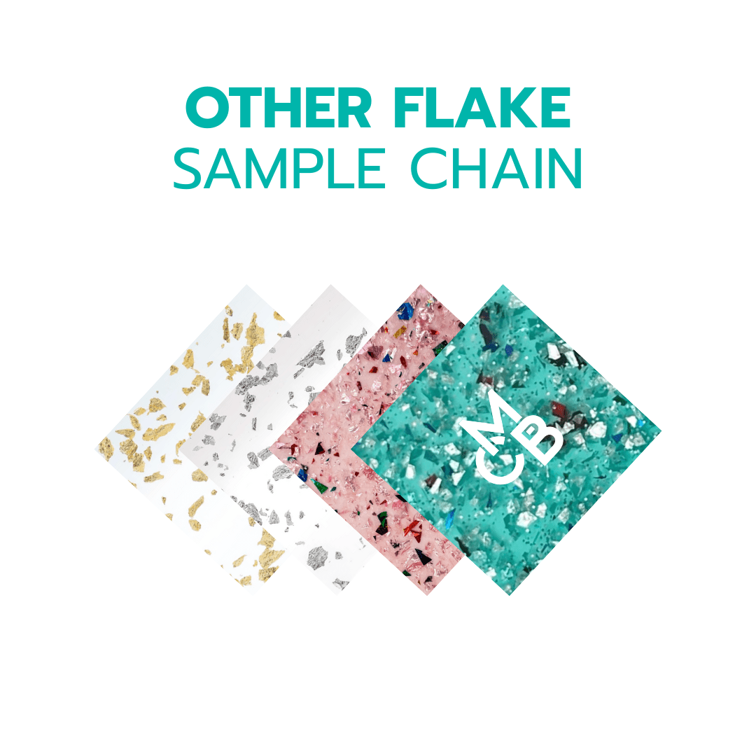2" Sample Bundle - Other Flake Glitter Acrylic Sheets - Acrylic Sheet Bundles
