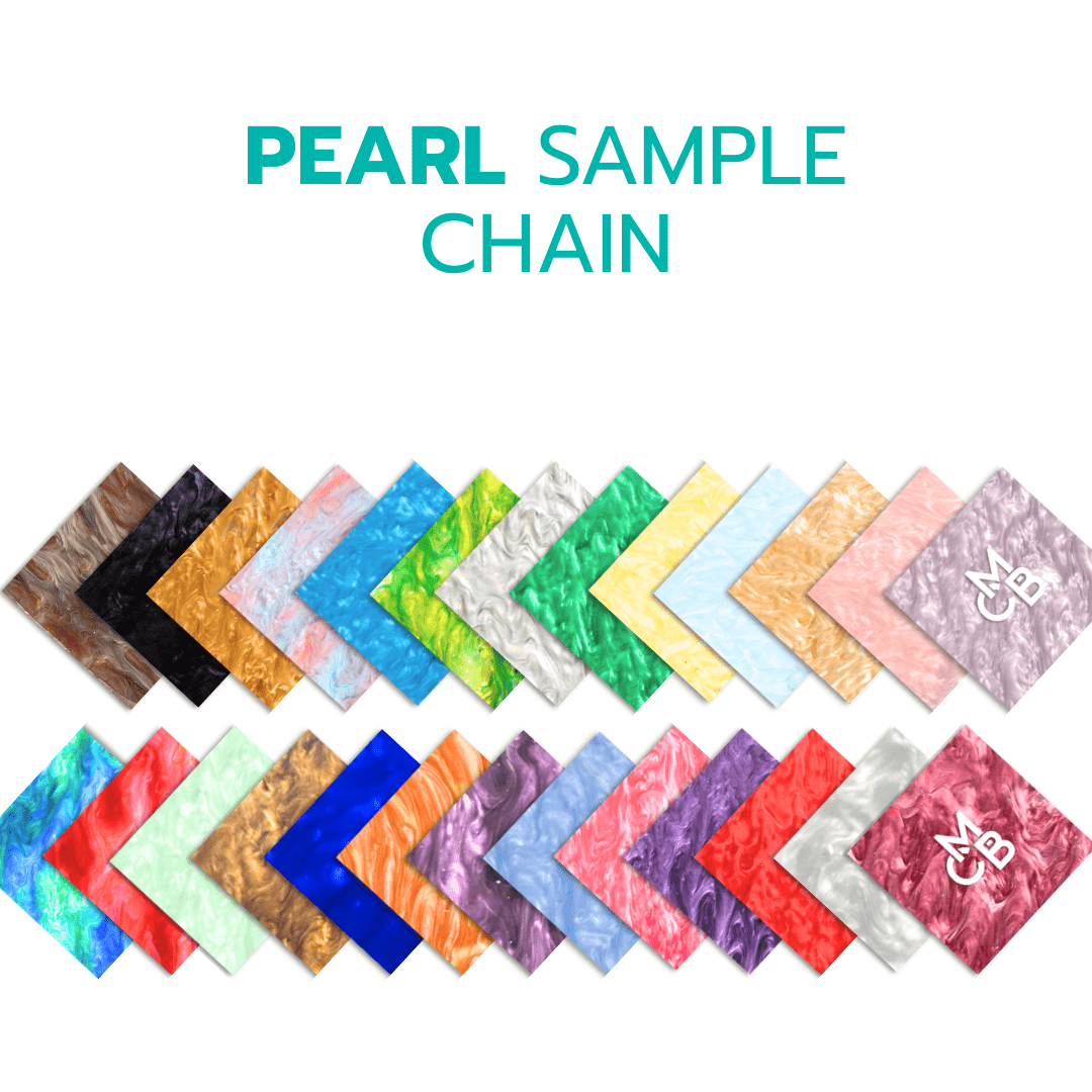 2" Sample Bundle - Pearl Acrylic Sheets - Acrylic Sheet Bundles