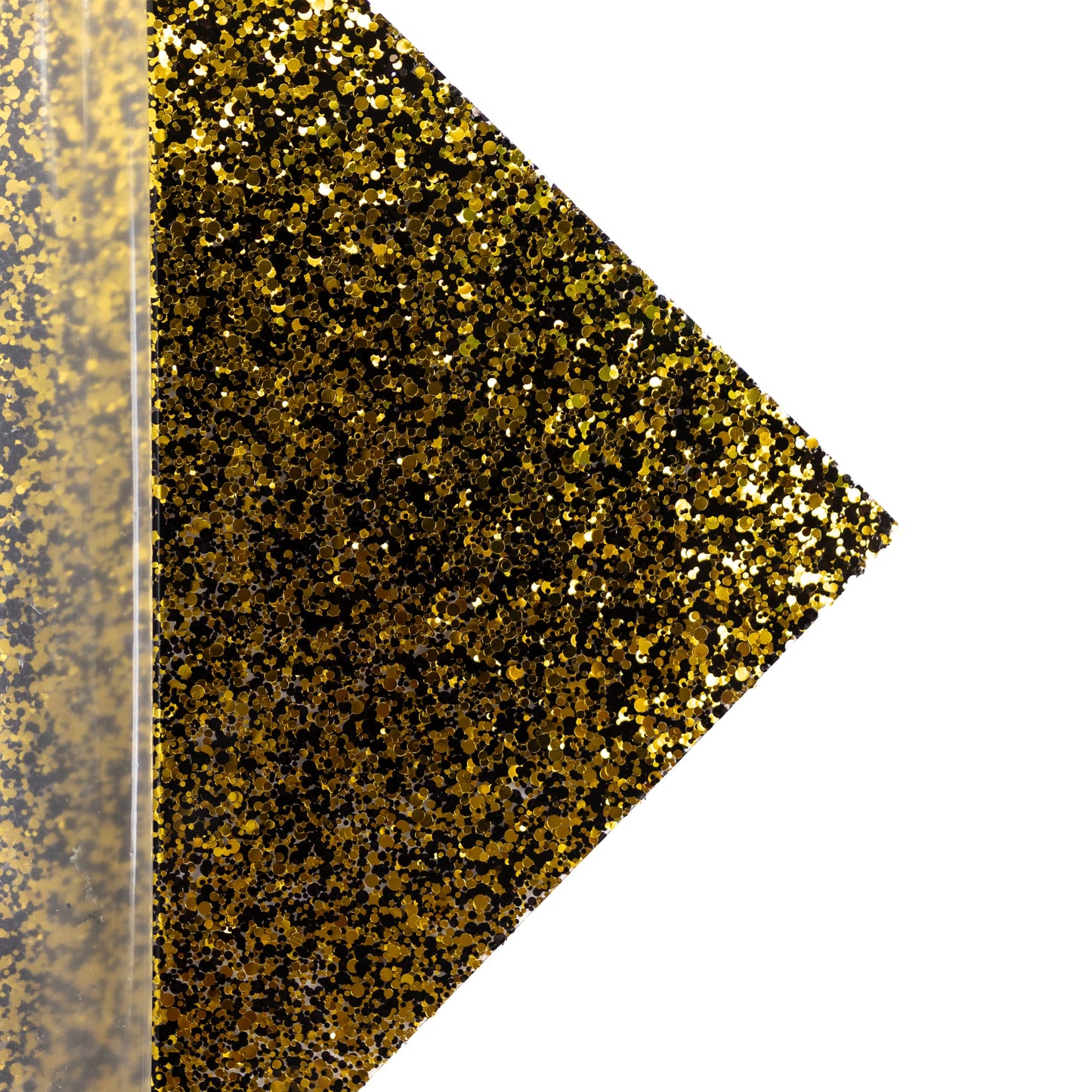 Black & Gold Glitter Dots Cast Acrylic Sheets - Glitter Acrylic Sheets