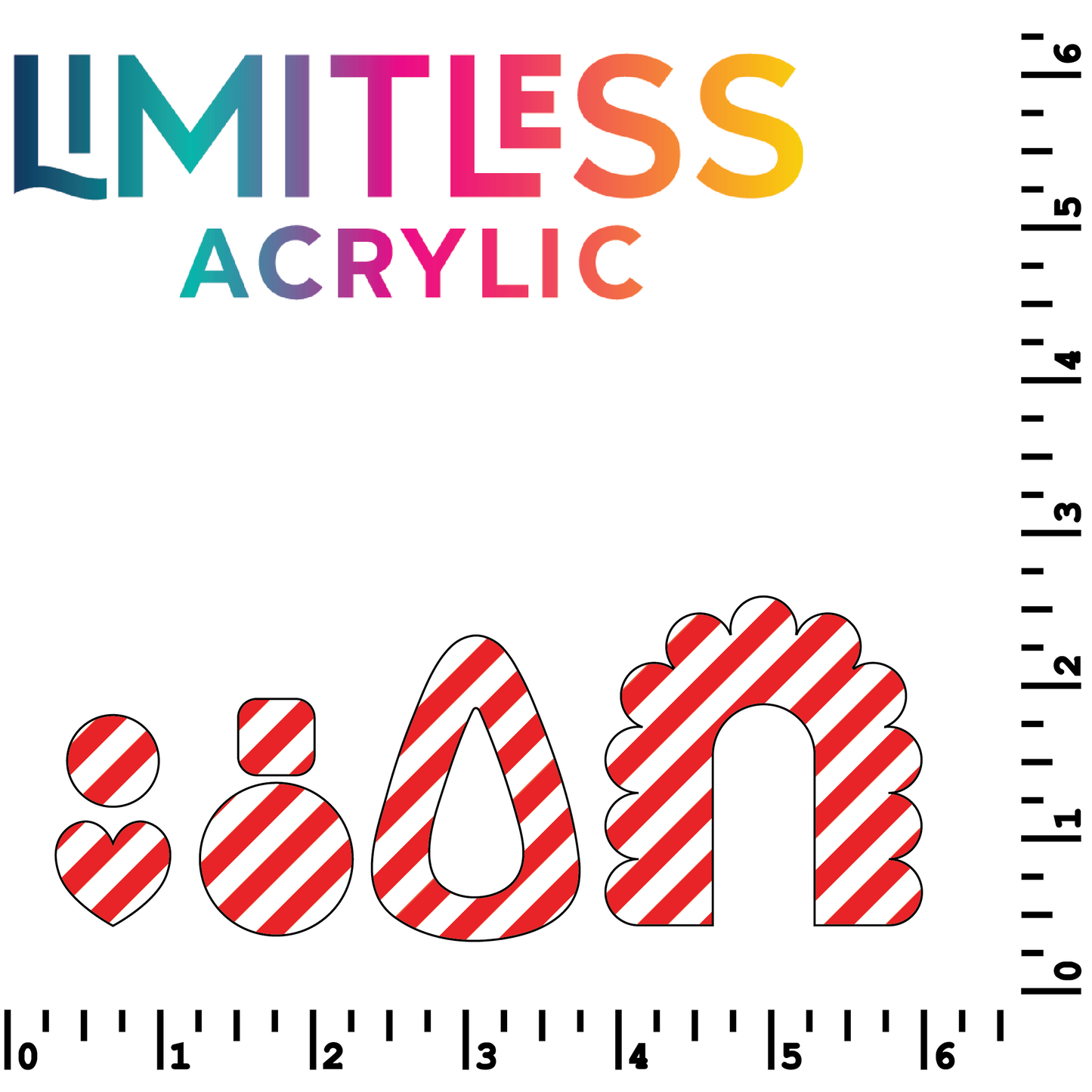 P0314 | Diagonal Red Stripes Pattern Acrylic Sheet