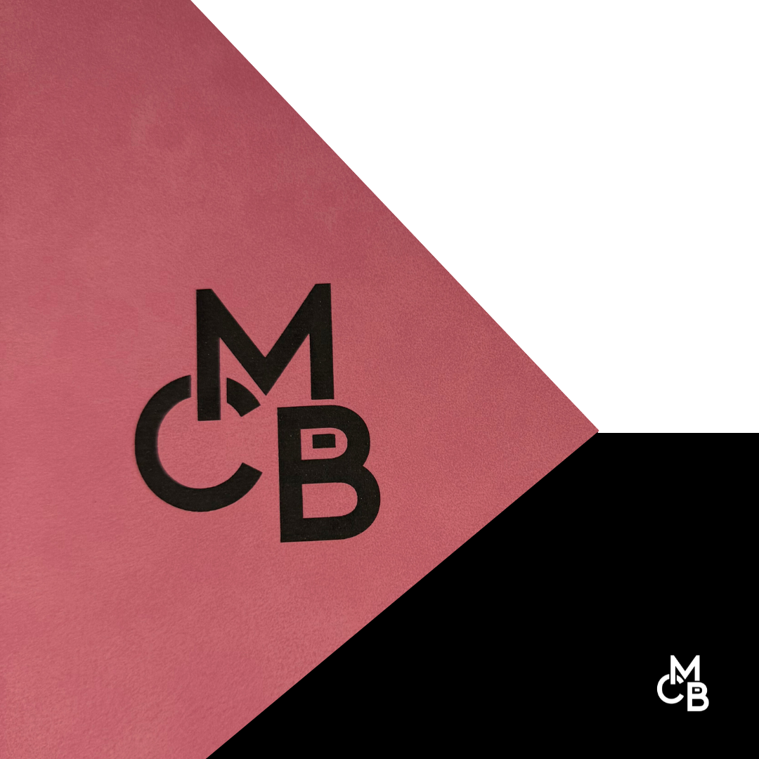 Legacy Leatherette | DUSTY ROSE ENGRAVES BLACK LEATHERETTE SHEETS