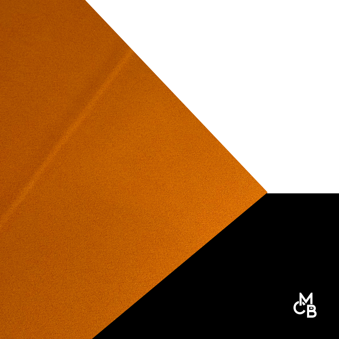 Laser Craft Velour Felt Suede - Burnt Orange - Laserable Fabric