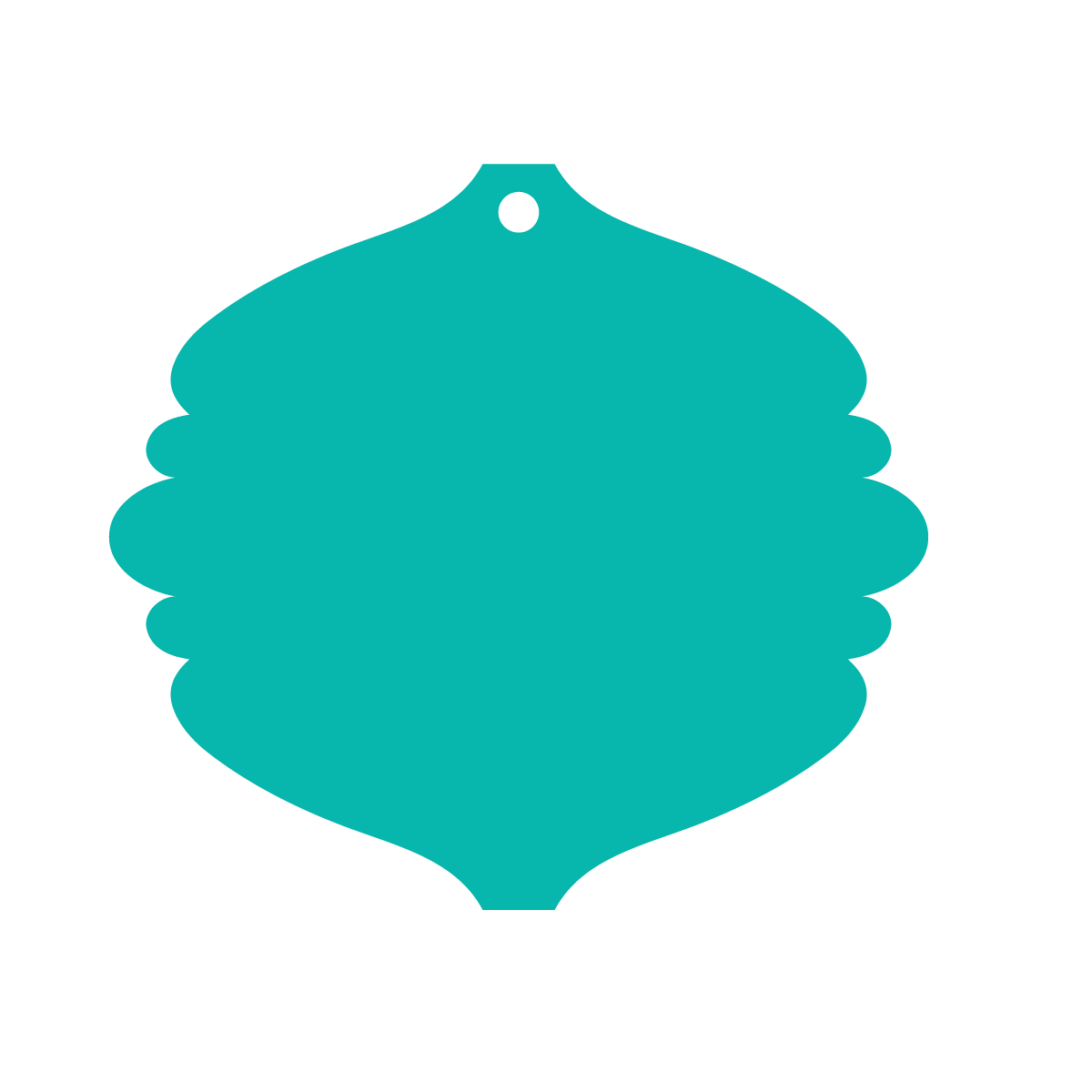 ORNAMENT SHAPES | ACRYLIC BLANKS | CUT TO SIZE ACRYLIC | 3.5" 15 PACK