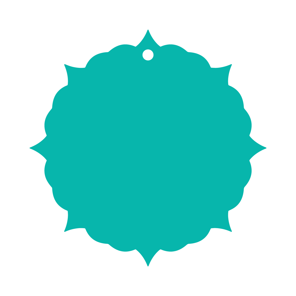 ORNAMENT SHAPES | ACRYLIC BLANKS | CUT TO SIZE ACRYLIC | 3.5" 15 PACK