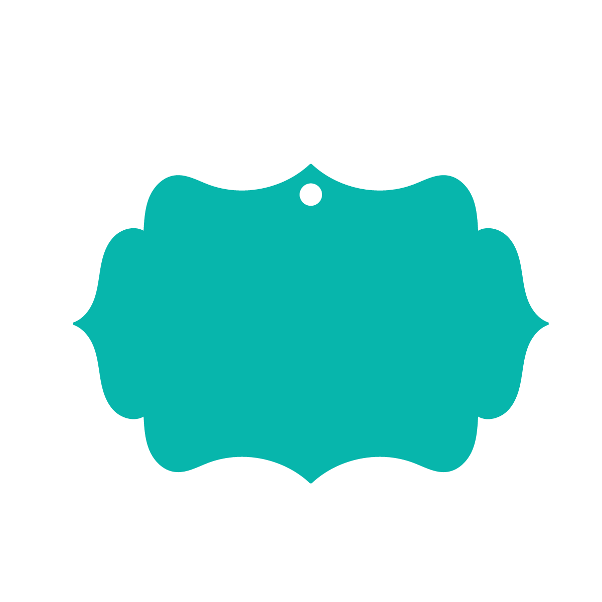 ORNAMENT SHAPES | ACRYLIC BLANKS | CUT TO SIZE ACRYLIC | 3.5" 15 PACK