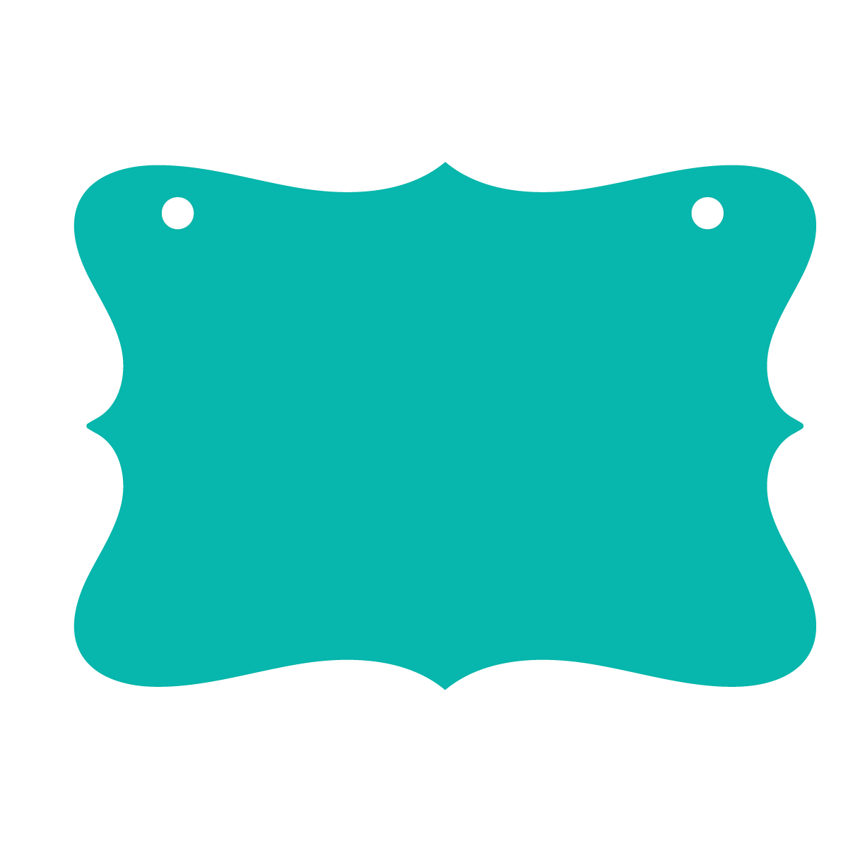 ORNAMENT SHAPES | ACRYLIC BLANKS | CUT TO SIZE ACRYLIC | 3.5" 15 PACK