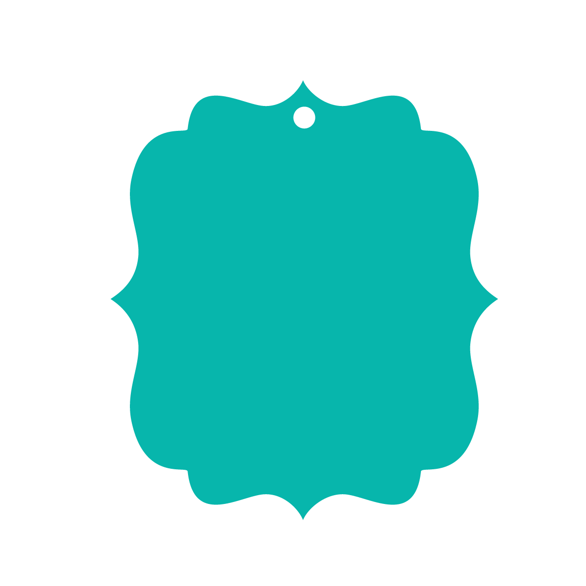 ORNAMENT SHAPES | ACRYLIC BLANKS | CUT TO SIZE ACRYLIC | 3.5" 15 PACK