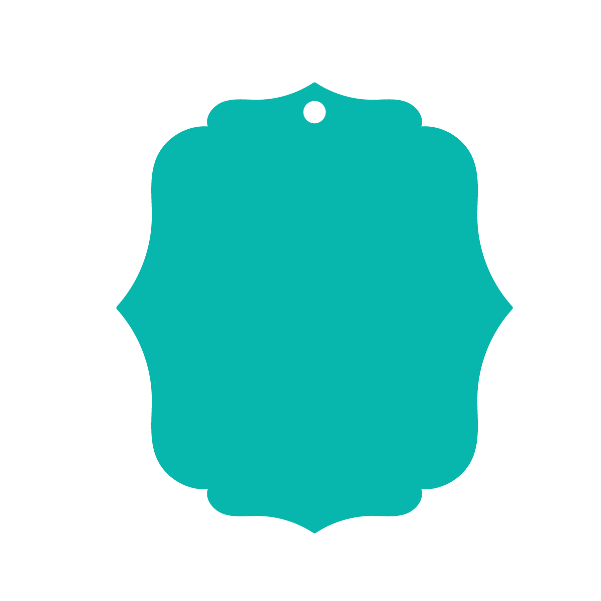ORNAMENT SHAPES | ACRYLIC BLANKS | CUT TO SIZE ACRYLIC | 3.5" 15 PACK