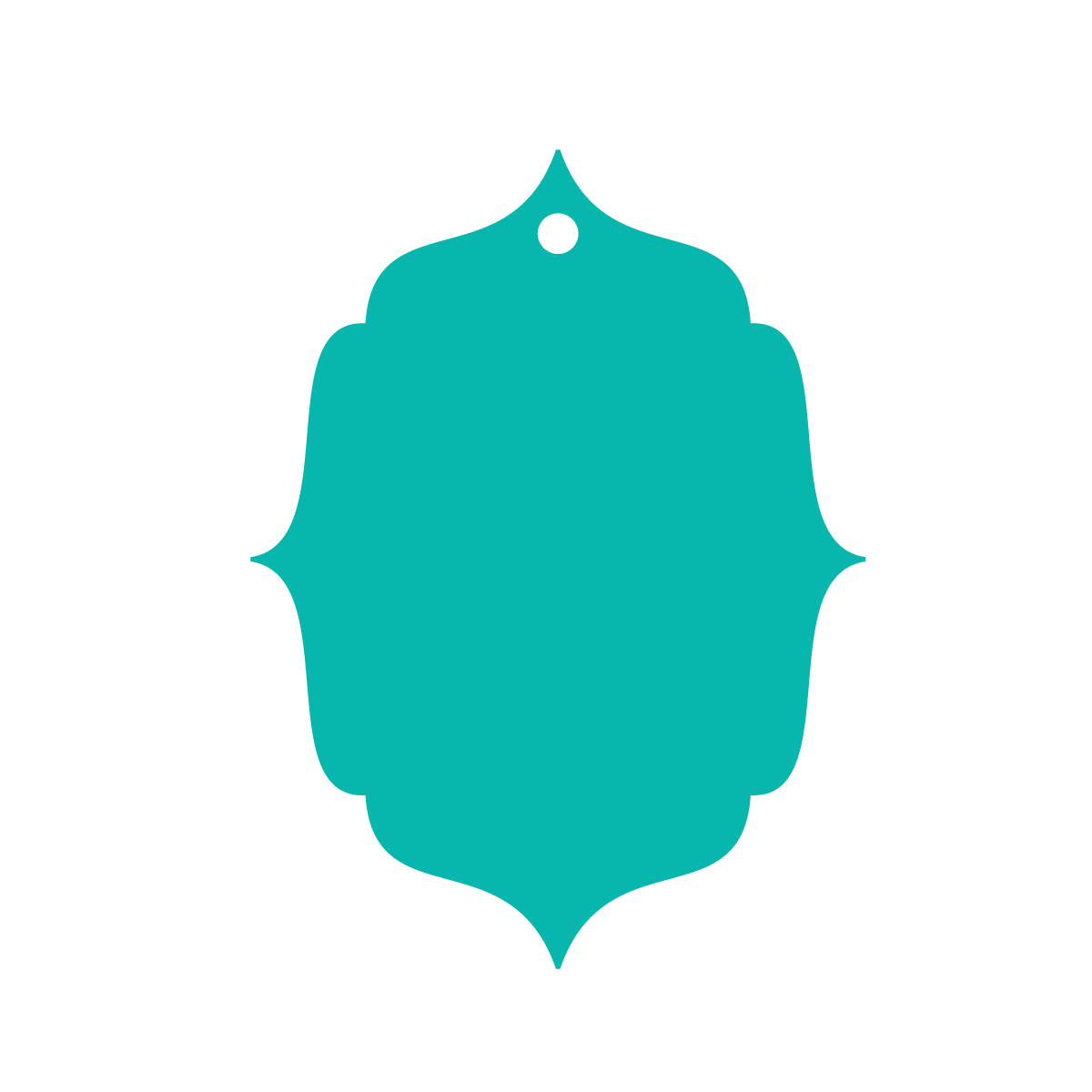 ORNAMENT SHAPES | ACRYLIC BLANKS | CUT TO SIZE ACRYLIC | 3.5" 15 PACK