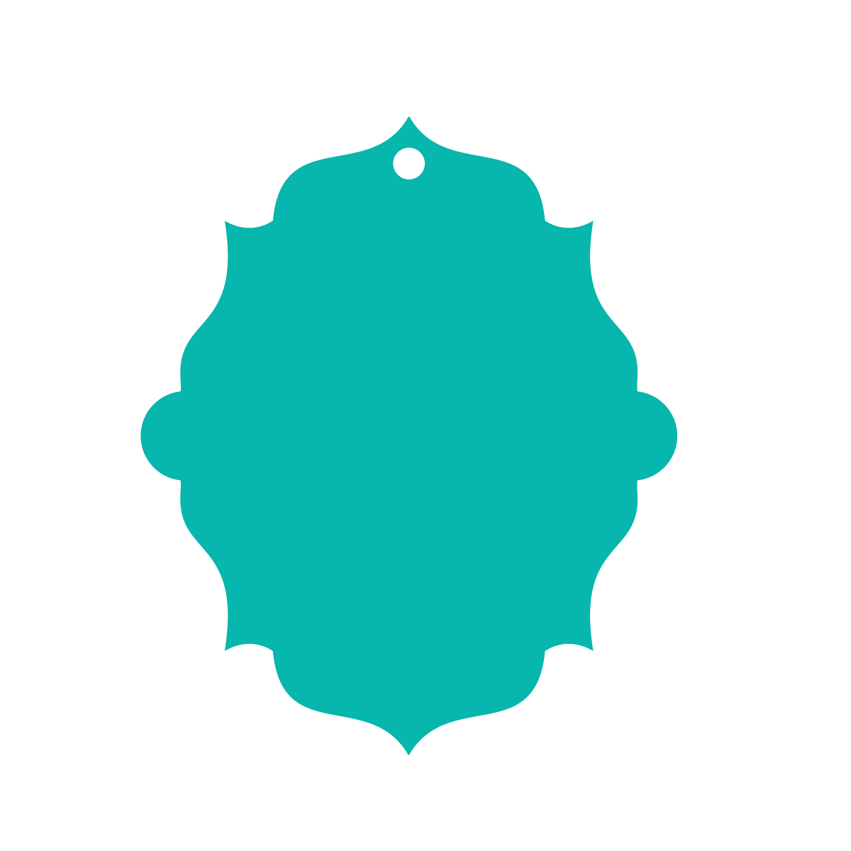 ORNAMENT SHAPES | ACRYLIC BLANKS | CUT TO SIZE ACRYLIC | 3.5" 15 PACK