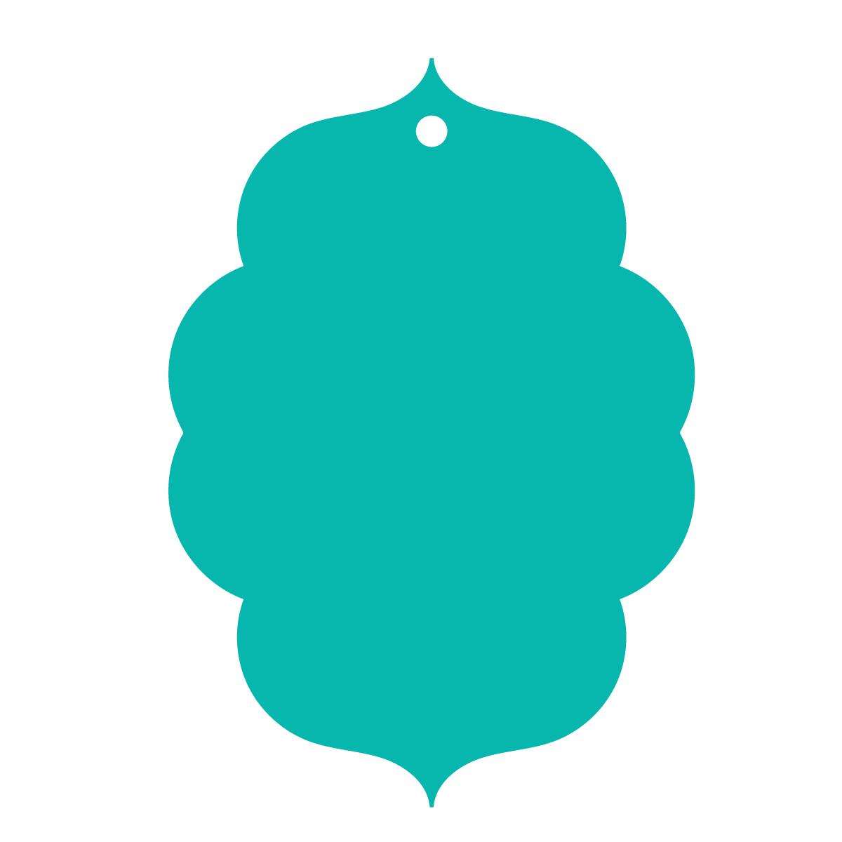 ORNAMENT SHAPES | ACRYLIC BLANKS | CUT TO SIZE ACRYLIC | 3.5" 15 PACK