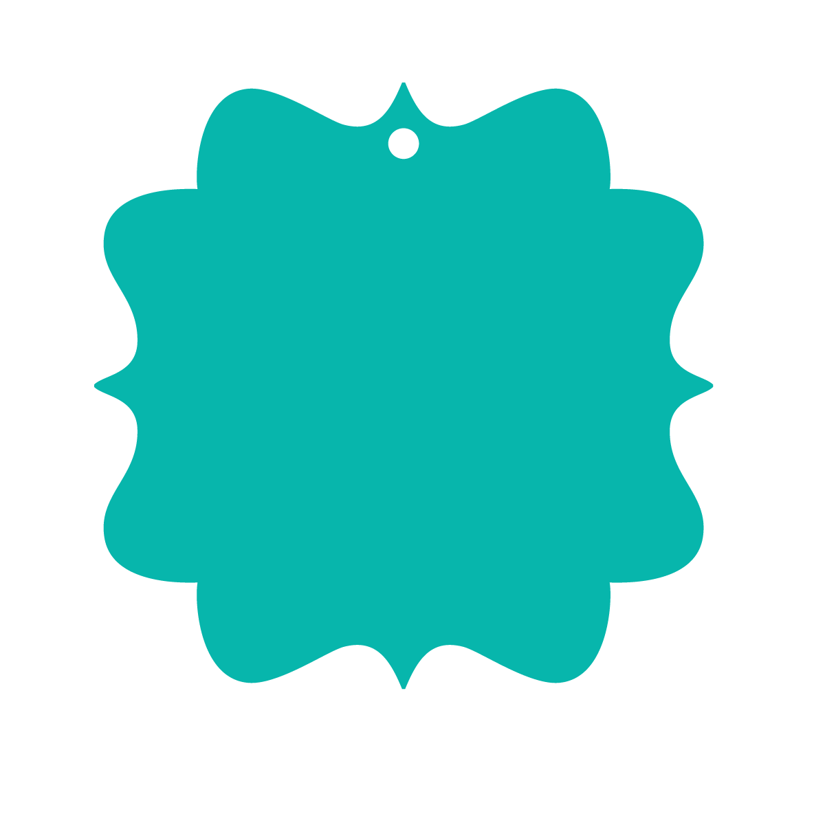 ORNAMENT SHAPES | ACRYLIC BLANKS | CUT TO SIZE ACRYLIC | 3.5" 15 PACK