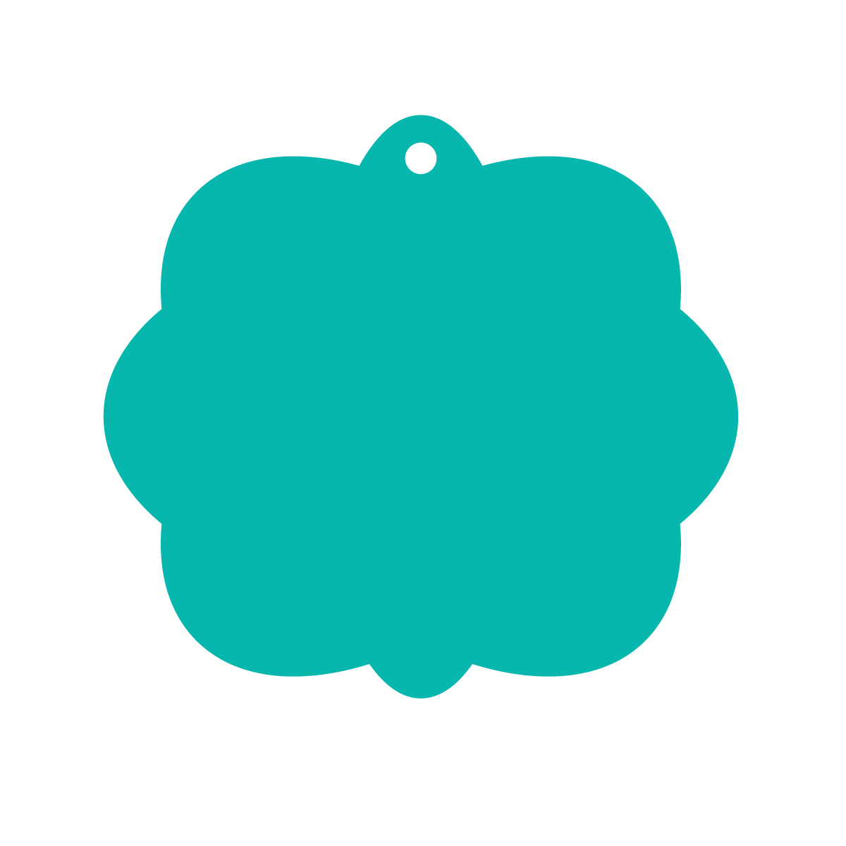 ORNAMENT SHAPES | ACRYLIC BLANKS | CUT TO SIZE ACRYLIC | 3.5" 15 PACK
