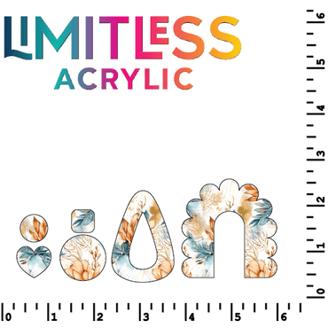 Beachy Boho 1 Pattern Acrylic Sheets - CMB Pattern Acrylic