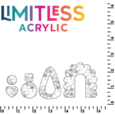 Black Cherry Blossom Pattern Acrylic Sheets - CMB Pattern Acrylic