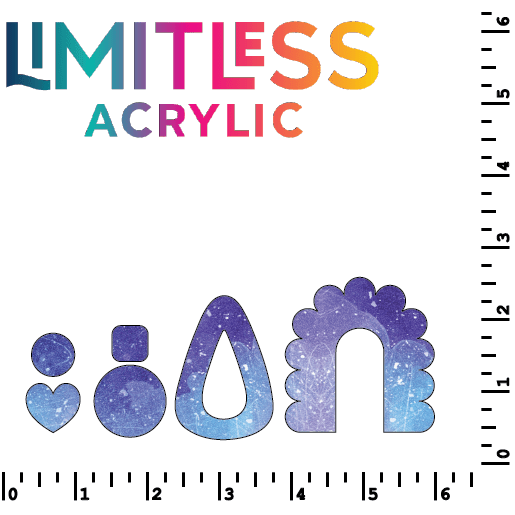 Distressed Cosmic Pattern Acrylic Sheet - CMB Pattern Acrylic