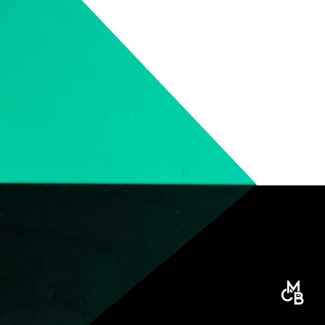 1/8" Transparent Emerald Cast Acrylic Sheets |