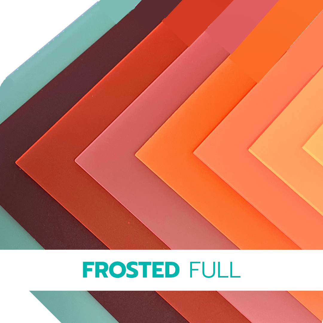 Frosted Cast Acrylic Sheets | 1/8" | 48" X 96" | PLASTIBLUR - Acrylic Sheets