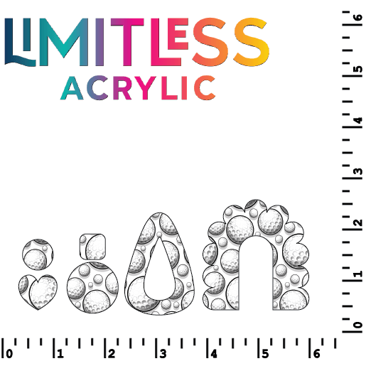 Goldballs Pattern Acrylic Sheets - CMB Pattern Acrylic