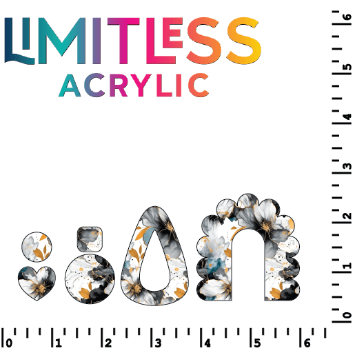 Gray Alcohol Ink Pattern Acrylic Sheets - CMB Pattern Acrylic