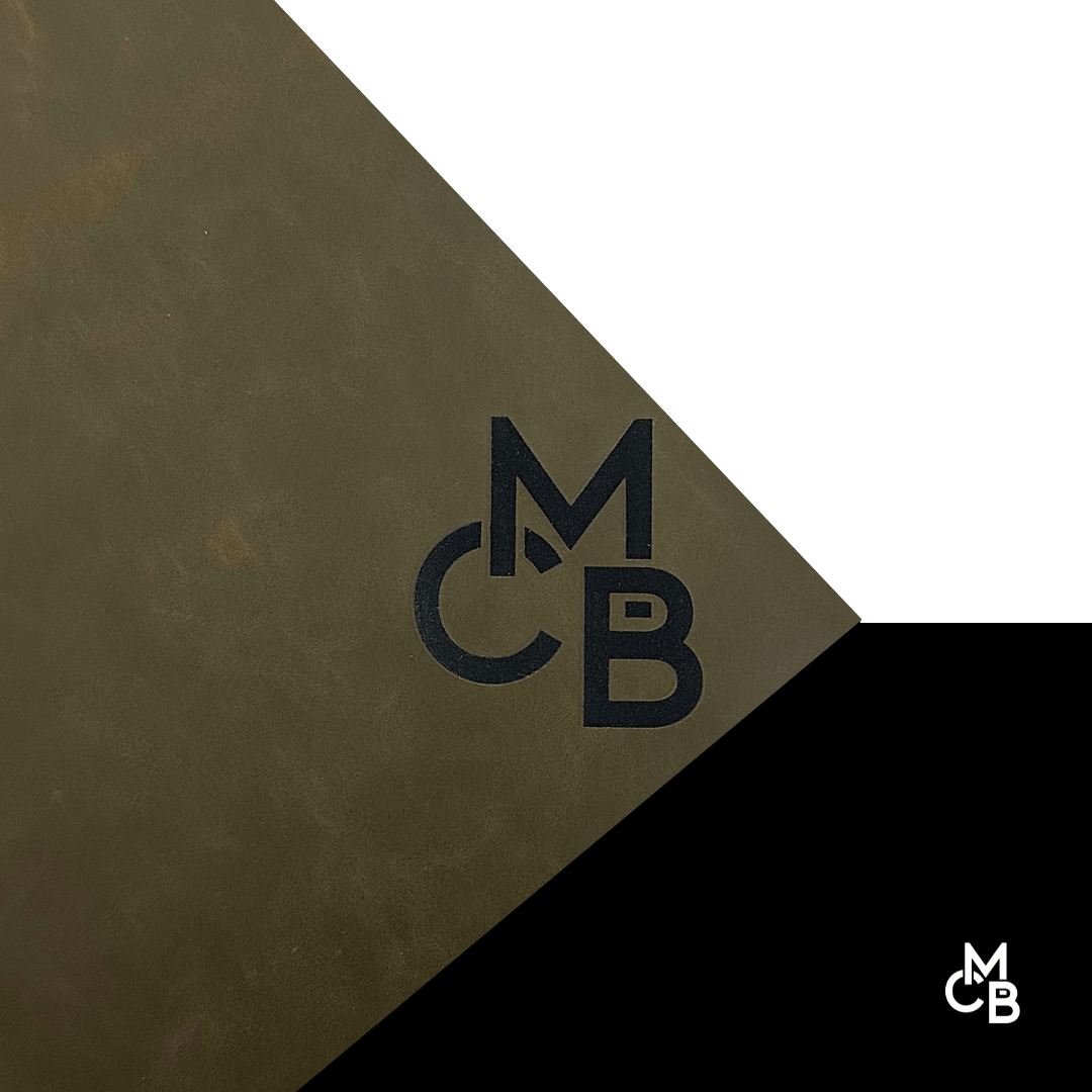 Heirloom Leatherette | BLACK OLIVE ENGRAVES BLACK - LASERABLE LEATHERETTE