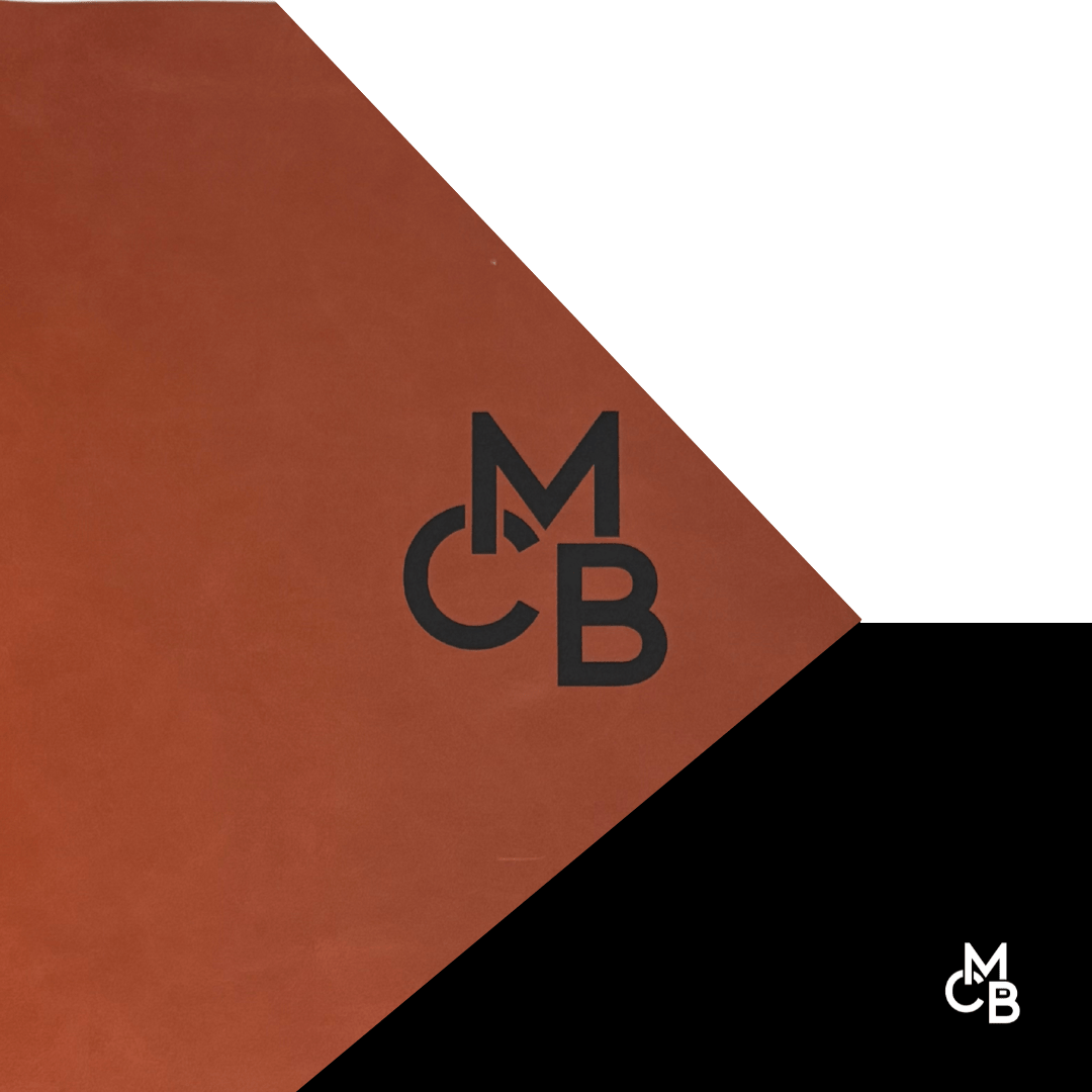 Heirloom Leatherette | RED CEDAR ENGRAVES BLACK LEATHERETTE SHEETS - LASERABLE LEATHERETTE