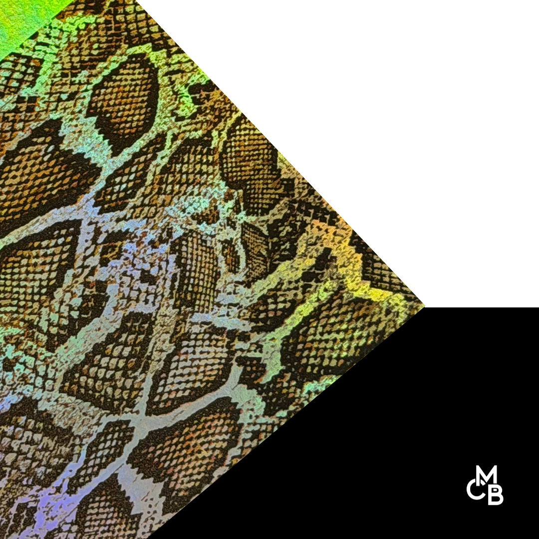 Pattern Leatherette | HOLOGRAPHIC SNAKESKIN | P0753