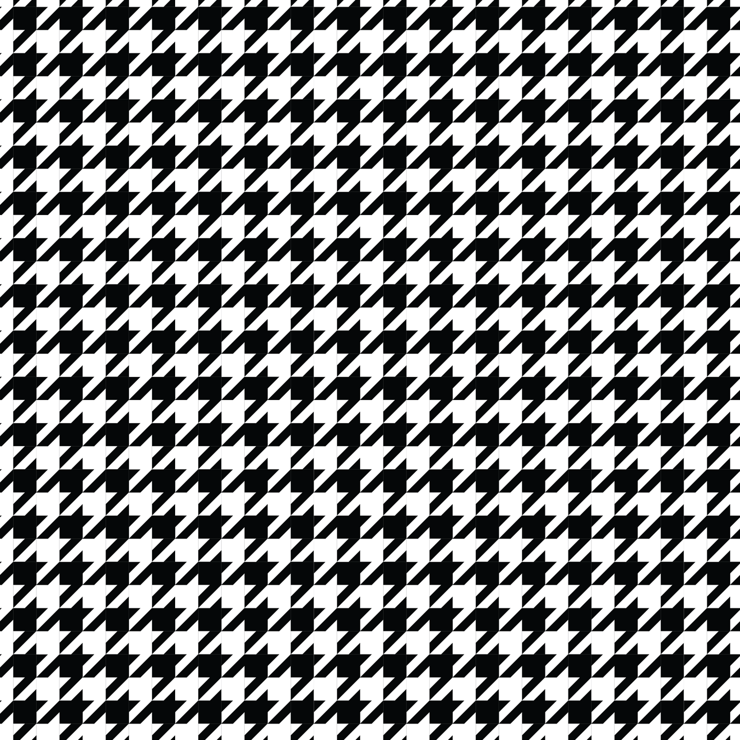 Itty Bitty Black & White Houndstooth Pattern Acrylic Sheets - CMB Pattern Acrylic