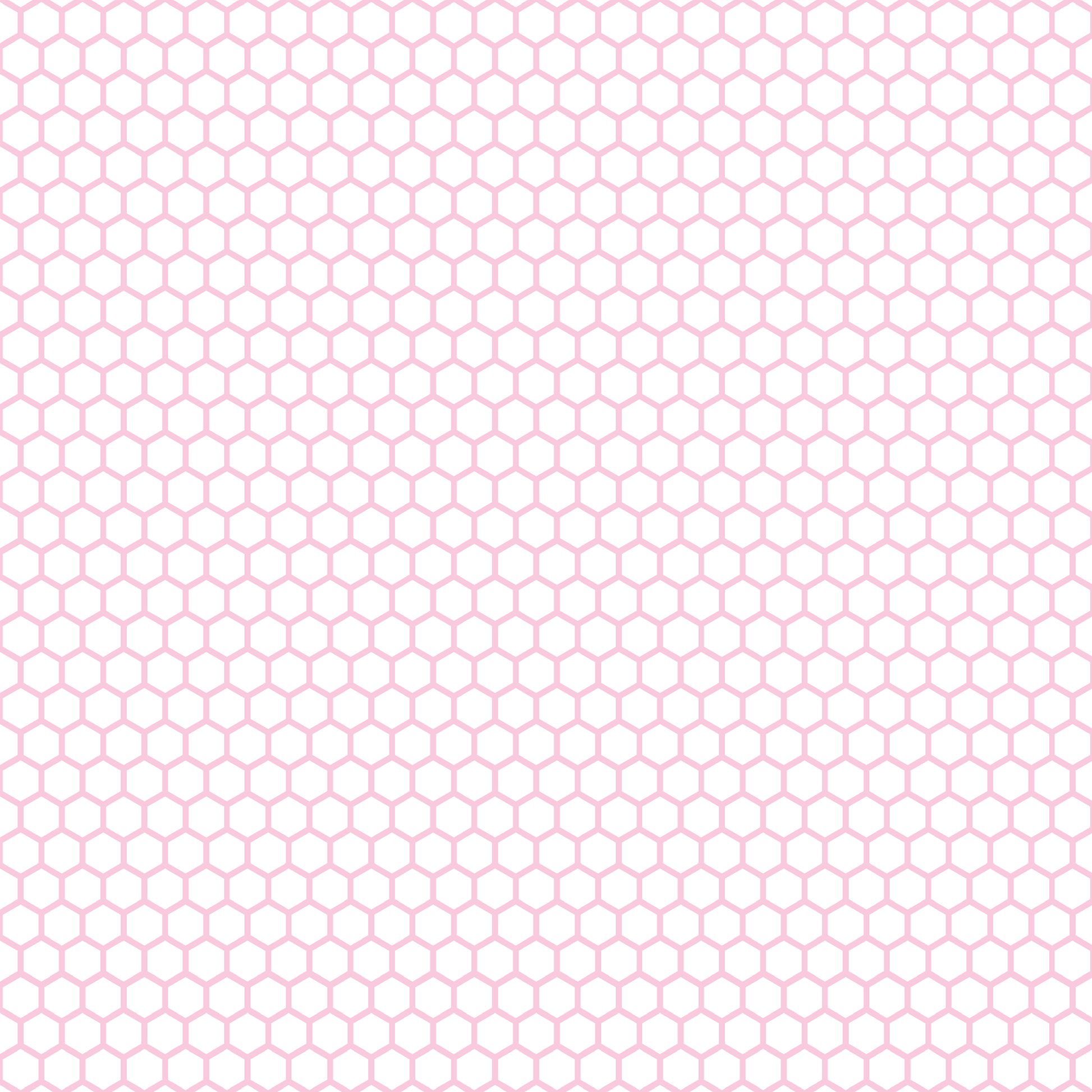 Itty Bitty Pastel Pink Honeycomb Pattern Acrylic Sheets - CMB Pattern Acrylic